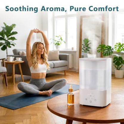 Electactic Touch Control Humidifier with 3.2L Capacity, 7 LED Colors & Aromatherapy
