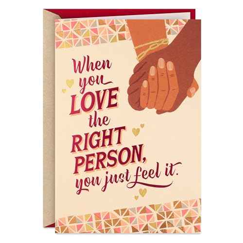 Hallmark Mahogany Valentine's Day Card (I'll Always Love You) for Anniversary, Romantic Birthday, Everyday Love, Sweetest Day