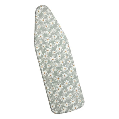 Blue Floral Heat Reflective Ironing Board Cover with Non-Slip Padding - Machine Washable