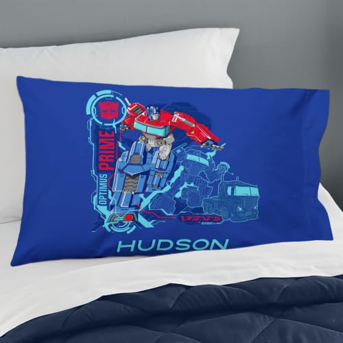 Let’s Make Memories Transformers Kids Pillowcase Bumblebee Microfiber Personalized Sleepwear