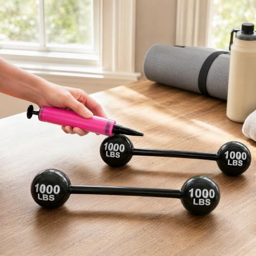Giant Inflatable Dumbbell Prop for Carnival Circus Party Decorations
