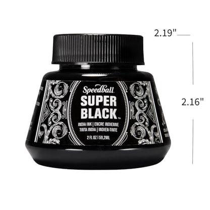 Speedball Super Black India Ink, 2-Ounce