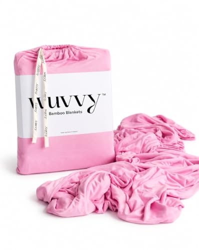 Wuvvy Bone Color Double-Layered Blanket - Bubblegum Mega, Ultra-Soft & Breathable