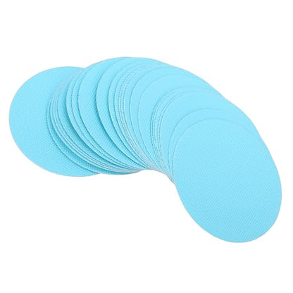 Non Slip Shower Stickers for Bathtub - 24 Pack, Blue Safety Decals