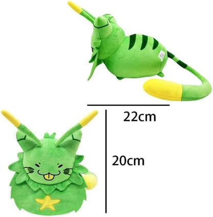 Regine Switzerland Gnarpy Plush | Adorable Alien Cat Toy - Perfect Gift for Fans (Green)