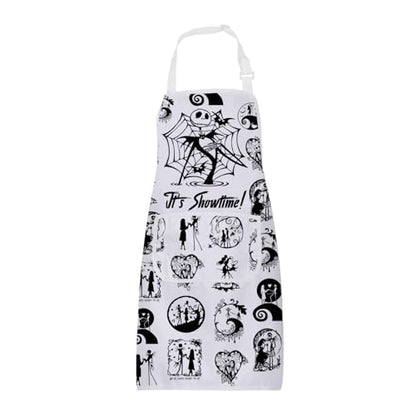 Jack Apron with Pockets Horror Movies Inspired Gifts for Sally Fans Halloween Nightmare Custom Showtimes Variation 25613