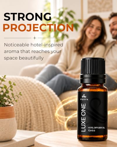 Hotel Diffuser Oil Set with 5 Fragrances - 10ml Each, Home Scent Gift