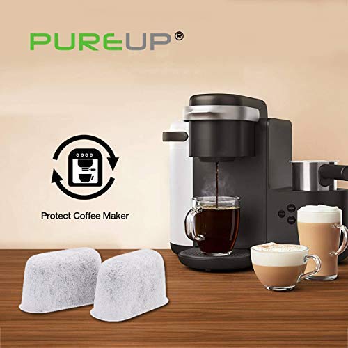 PUREUP 12pack Compatible with Cuisinart Coffee Filter Replacement Charcoal Water Filters