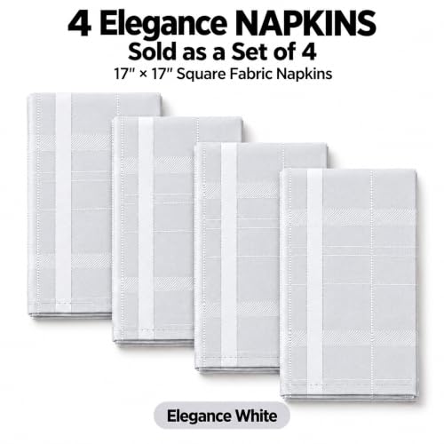 Newbridge Holiday Elegance Plaid Round Tablecloth 70 Inch - White