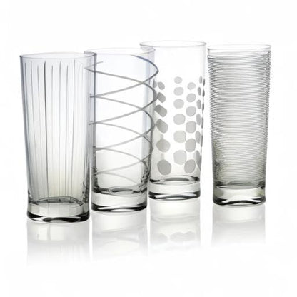 Mikasa Cheers Highball Glass, 19.75-Ounce, Set of 4
