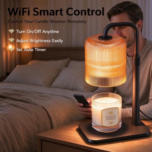 Smart WiFi Candle Warmer Lamp with Timer, App & Voice Control - 1 Pack
