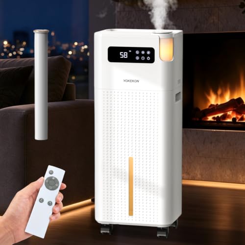 Large 14L Humidifier for Whole Home & Large Rooms, Silent Ultrasonic Cool Mist