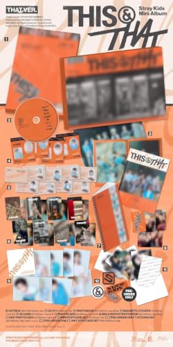 Stray Kids 10th Mini Album THIS & THAT SKZ K-pop Music CD & Photo Set