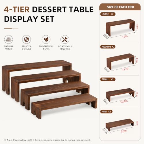 Cupcake Stand Tiered Display Riser for Party Food Dessert Buffet Organizer