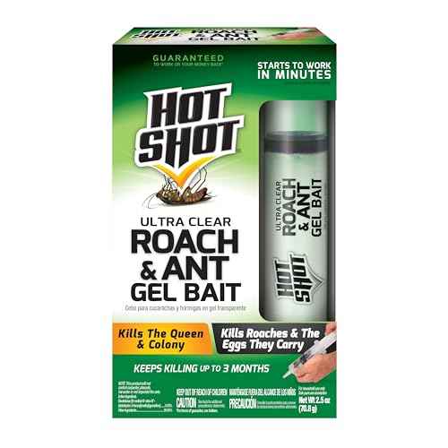 Hot Shot Ultra Clear Roach & Ant Insects Gel Bait , 2.5 oz