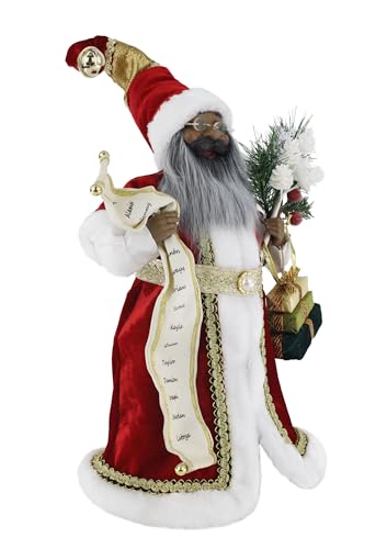 Windy Hill 16-inch Naughty or Nice Santa Name List Christmas Decor