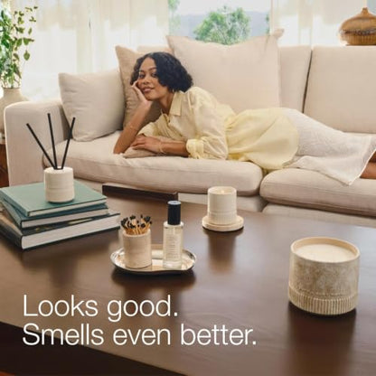 Liquidless Reed Diffuser & Vessel - Santal & Amber Fragrance - Home Decor