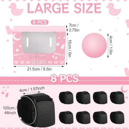 Pink Heart Baby Shower Swing Shaking Balls Activity Set for 8 Players - Pink Variation