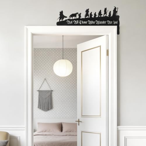 Lord Inspired Metal Door Corner Wall Art - Fantasy Home Decor