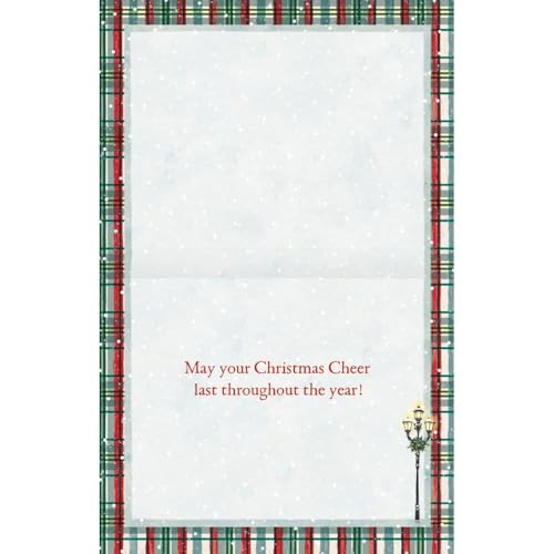 Boxed Christmas Cards Set with Holiday Artwork - 18 Cards & Envelopes