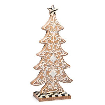 MacKenzie-Childs Gingerbread Cookie Tabletop Tree - Large 6in