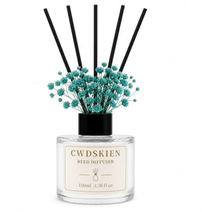 Jasmine Reed Diffuser Set 3.38oz Home Fragrance for Bathroom & Decor