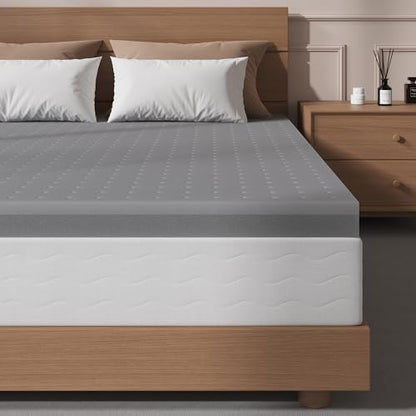 Sleepmax 3 Inch Extra Firm Queen Mattress Topper - Pain Relief Memory Foam