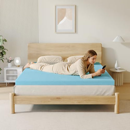 Memory Foam Mattress Topper Twin - 3 Inch Support & Comfort