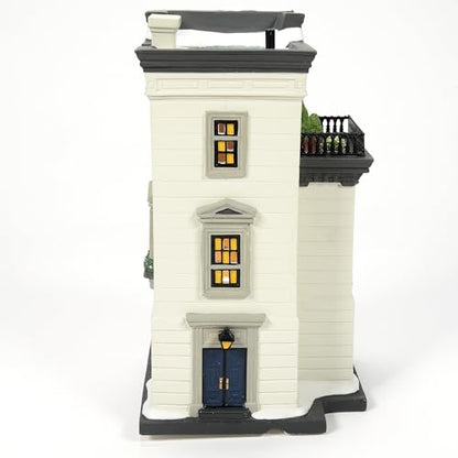 Department 56 Christmas in the City Village 87 West 56th Street Lighted Building, 8.54 Inch, Multicolor