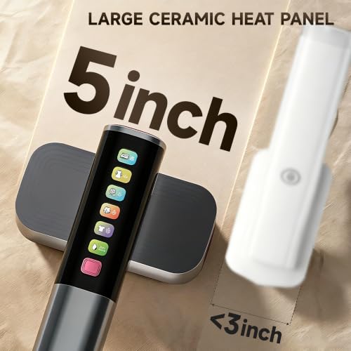 Portable Travel Garment Steamer & Iron 2-in-1 Handheld Clothes Steamer with LED Touch Screen