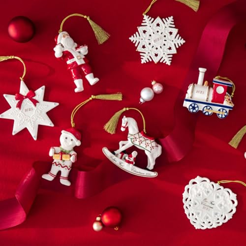 Villeroy & Boch Christmas Locomotive Ornament 2025 - Premium Porcelain Collector’s Item