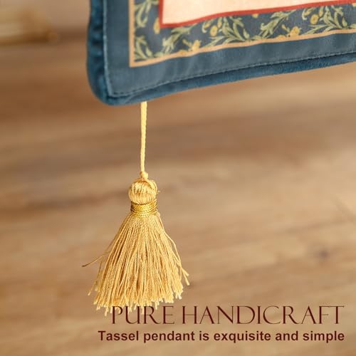 Patdrea Designer Vintage French Velvet Table Runner 12x71 Inches - Herbert E Variation