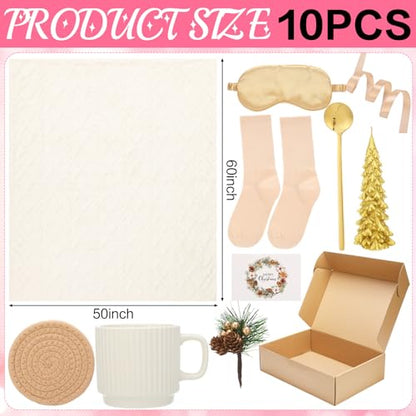 Vesici Christmas Gift Basket Set for Women - Bohemian Beige