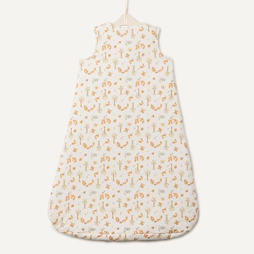 Amazon Essentials x Sofia Grainge Unisex Babies' Cotton Sleep Sack, 2.5 TOG Wearable Blanket, Blush, 0-6 Months