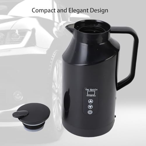 Car Electric Kettle 1500ML Portable Water Boiler for Travel 12V/24V Stainless Steel