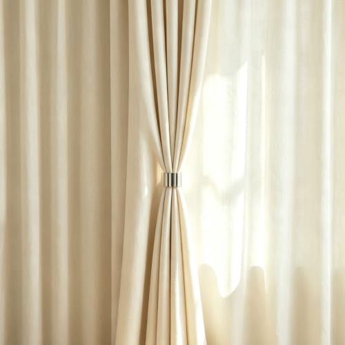 Magnetic Curtain Clips 8 Pairs for Holding Curtains Closed - No Drill