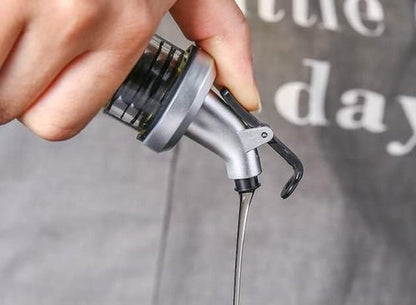 HORNO 5 Pack Oil Spouts, Olive Oil Vinegar Bottle Stopper Dispenser, Leakproof Bottle Spouts for Vinegar, Salad, Wine, Etc