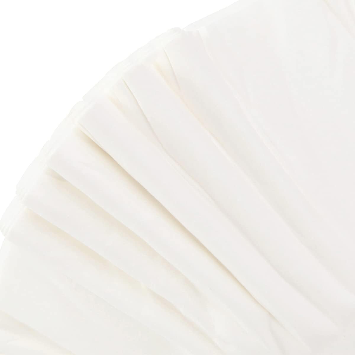 Skiennix White Cupcake Liners - 100 Count Square Baking Cups, Food Grade & Grease Resistant