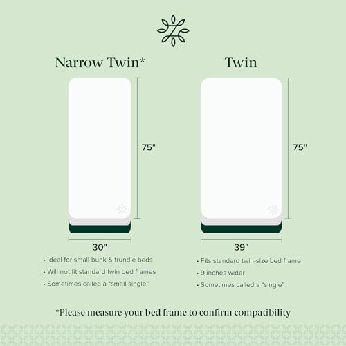 Zinus 6 Inch Foam and Spring Hybrid Mattress [New Version], Twin, Medium Firmness, Durable Support, Certified Safe Foams & Fabric, Mattress in A Box, White