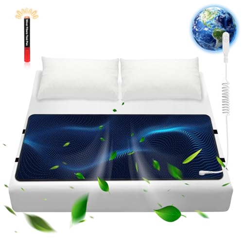 Grounding Mat for Bed Earthing Pad - XL 54x78 Inch, Home Anti-Static Grounding Mat