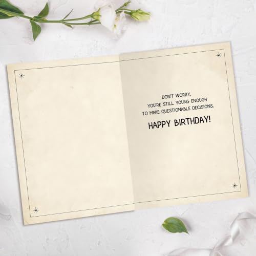 Funny Birthday Card for Men and Women SK-233 Old Age Joke Gift