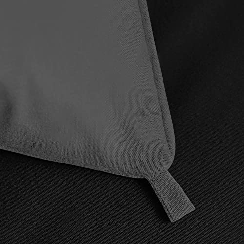 Utopia Bedding Comforter Duvet Insert, Quilted Comforter with Corner Tabs, Box Stitched Down Alternative Comforters Twin Size (Black/Grey)