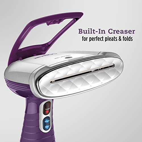 Conair Handheld Garment Steamer for Clothes, Turbo ExtremeSteam 1550W, Portable Handheld Design, Strong Penetrating Steam - Amazon Exclusive in Plum