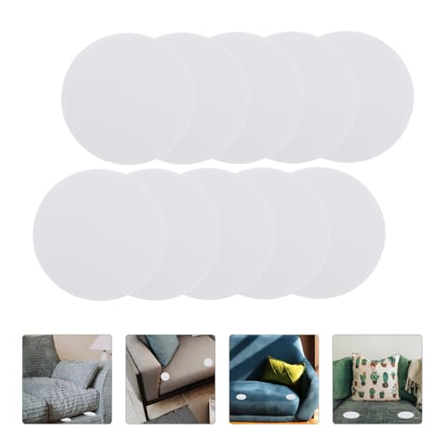 Non-Slip Nylon Carpet and Curtain Fixer Stickers - 30pcs Reusable Pads