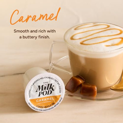 Caramel Latte Milk Pod for Keurig K-Cup - 1 Count, Compatible with Coffee Maker