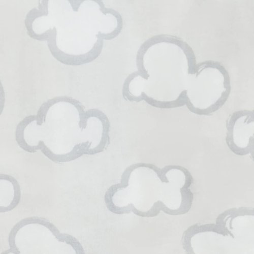Love to Dream Organic Cotton Sleeveless Sleep Suit - 0.2 TOG in Gray Daydream for Comfort