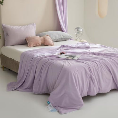 Dreamy Purple Summer Cooling Quilt 180x220cm Extra Large Single Air-Conditioner Quilt