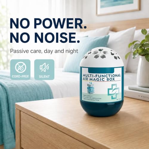 Passive Air Purifier with Natural Plant Extracts for Dust Odor Removal