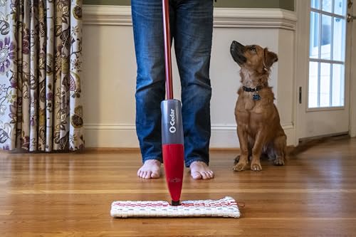 O-Cedar ProMist MAX Microfiber Spray Mop Removes 99% of Bacteria with just Water, Features 1 Extra Refill