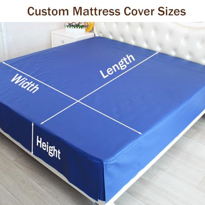 Waterproof Leather Mattress Protector - Custom Sizes, Easy Wipe Clean